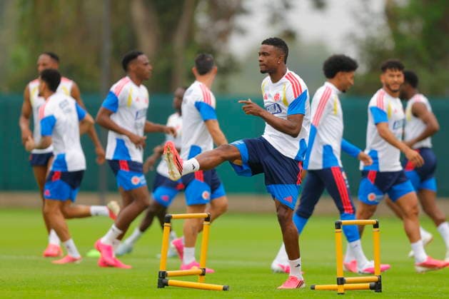 FIFA World Cup, WM, Weltmeisterschaft, Fussball 2026 - Colombia training session Colombian players attend a training session ofthe national team, Nationalteam at the FIFA World Cup 2026 in Guadalajara, Mexico, 11 June 2026. Guadalajara Mexico  Copyright: xFranciscoxGuascox