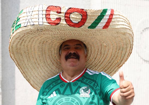 June 11, 2026, Mexico City, Ciudad De Mexico, Mexico: Mexican fans in front of Estadio Ciudad de Mexico, formerly known as Azteca, before opening ceremony of FIFA World Cup, WM, Weltmeisterschaft, Fussball 2026, Mexico City, Mexico. Mexico City Mexico - ZUMAc278 20260611_zsp_c278_020 Copyright: xMarcinxCholewinskix