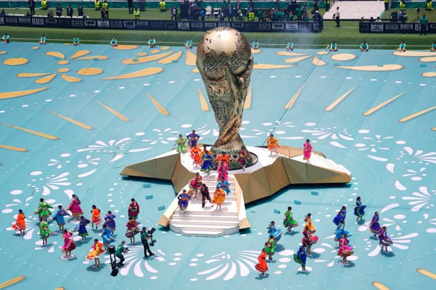 Mexico v South Africa - FIFA World Cup, WM, Weltmeisterschaft, Fussball 2026 - Group A MEXICO CITY, MEXICO - JUNE 11: Danny Ocean performs at the Opening Ceremonyof 2026 FIFA World Cup prior to opening match of the World Cup First Stage Group A match between Mexico and South Africa at Estadio Azteca (Mexico Stadium) in Mexico City, Mexico on June 11, 2026. Jose Hernandez Anadolu Mexico City Mexico. Editorial use only. Please get in touch for any other usage.  Copyright: x2026xAnadoluxJosexHernandezx