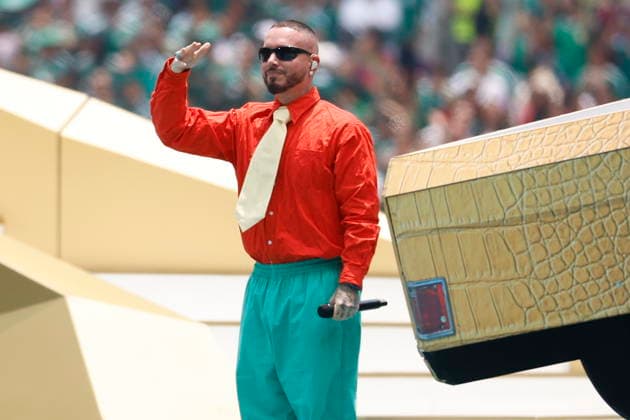 FIFA World Cup, WM, Weltmeisterschaft, Fussball 2026 - Group A - Mexico vs South Africa Colombian recording artist J Balvin peforms during the pre-game show before the opening match of the FIFA World Cup 2026 between Mexico and South Africa in Mexico City, Mexico, 11 June 2026. Mexico City Mexico  Copyright: xSASHENKAxGUTIERREZx
