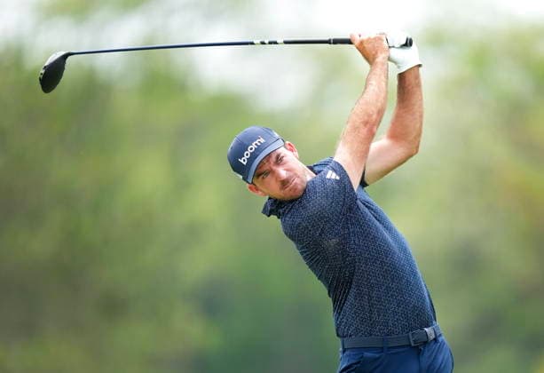 June 11, 2026, Caledon, On, CANADA: Canadian Nick Taylor hits his tee shot on the second hole during the Canadian Open in Caledon, Ont., on Thursday, June 11, 2026. Canada News - June 11, 2026  - ZUMAc35_ 20260611_zaf_c35_048 Copyright: xNathanxDenettex