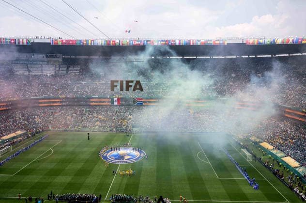 Fußball, Herren, FIFA World Cup, WM, Weltmeisterschaft, Fussball 2026 in Mexiko, Kanada und USA, Eröffnungsspiel in Mexiko-City (Gruppe A, 1. Spieltag), Mexiko - Südafrika, Übersicht vor Anpfiff, 11.06. 2026,