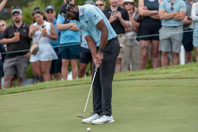 June 11, 2026, Caledon, On, CANADA: American Sahith Theegala putts on the 5th green during the first round of the RBC Canadian Open in Caledon, Ont., on Thursday June 11, 2026. Canada News - June 11, 2026  - ZUMAc35_ 20260611_zaf_c35_058 Copyright: xFrankxGunnx