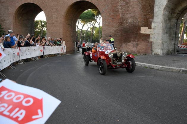 passage of the 1000 Miglia stage on Via Veneto Rome on June 11, 2026 in Rome, Italy.  Copyright: xFabrizioxCorradetti LaPressex