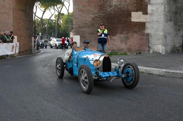 passage of the 1000 Miglia stage on Via Veneto Rome on June 11, 2026 in Rome, Italy.  Copyright: xFabrizioxCorradetti LaPressex