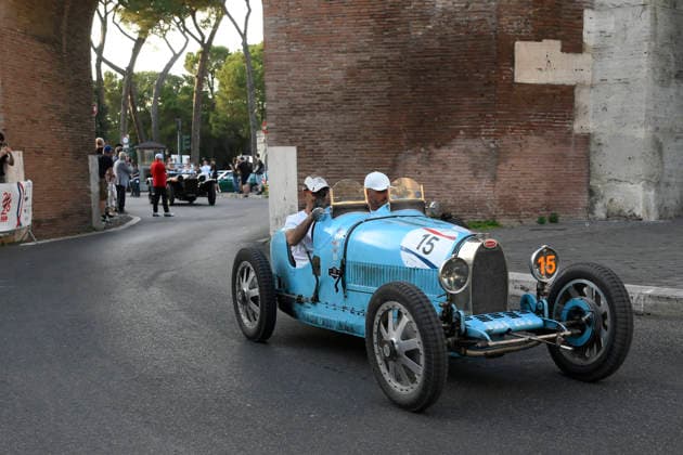 passage of the 1000 Miglia stage on Via Veneto Rome on June 11, 2026 in Rome, Italy.  Copyright: xFabrizioxCorradetti LaPressex