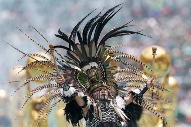 MEXICO, MEXICO CITY - JUNE 11, 2026: The opening ceremony of the 2026 FIFA World Cup, WM, Weltmeisterschaft, Fussball Mikhail Sinitsyn TASS  93681004
