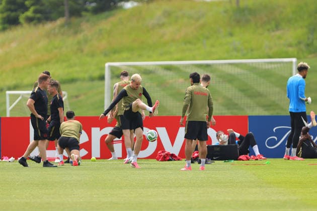 Liam Millar of Canada in action during the training session before the 2026 FIFA World Cup, WM, Weltmeisterschaft, Fussball game between Canada and Bosnia and Herzegovina at Toronto FC Training Ground on June 11, 2026 in Toronto, Ontario, Canada  Copyright: xCurtisxWongx xSPPx Sportspressphoto_SPR165020