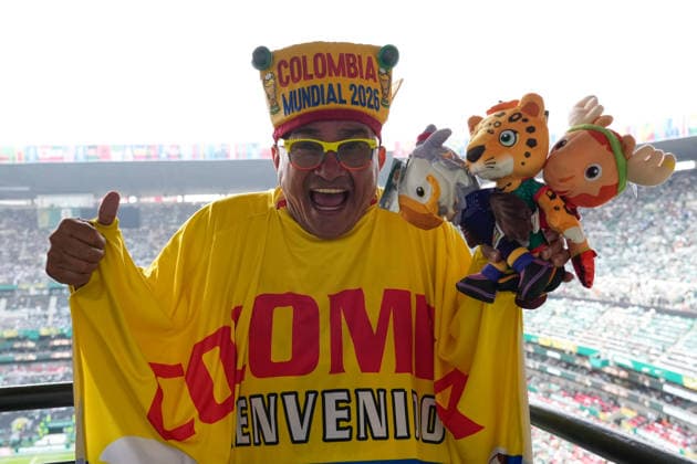 Mexico v South Africa: Group A - FIFA World Cup, WM, Weltmeisterschaft, Fussball 2026 Supporter of Colombia poses for the photo during the FIFA World Cup 2026 Group A match between Mexico and South Africa at Mexico City Stadium on June 11, 2026 in Mexico City, Mexico. Mexico City Mexico Mexico  Copyright: xJosexBretonx originalFilename:bretonhernandez-mexicovs260611_npStw.jpg