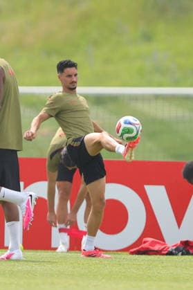 Stephen Eustáquio of Canada in action during the training session before the 2026 FIFA World Cup, WM, Weltmeisterschaft, Fussball game between Canada and Bosnia and Herzegovina at Toronto FC Training Ground on June 11, 2026 in Toronto, Ontario, Canada  Copyright: xCurtisxWongx xSPPx Sportspressphoto_SPR165033