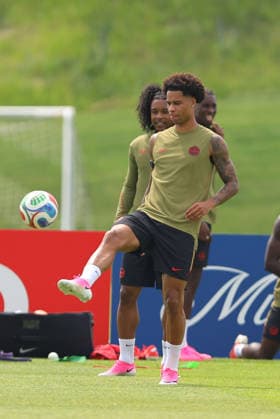 Tajon Buchanan of Canada in action during the training session before the 2026 FIFA World Cup, WM, Weltmeisterschaft, Fussball game between Canada and Bosnia and Herzegovina at Toronto FC Training Ground on June 11, 2026 in Toronto, Ontario, Canada  Copyright: xCurtisxWongx xSPPx Sportspressphoto_SPR165024