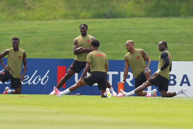 A general view of the training session before the 2026 FIFA World Cup, WM, Weltmeisterschaft, Fussball game between Canada and Bosnia and Herzegovina at Toronto FC Training Ground on June 11, 2026 in Toronto, Ontario, Canada  Copyright: xCurtisxWongx xSPPx Sportspressphoto_SPR165025