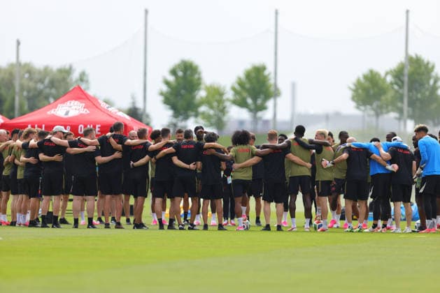 A general view of the training session before the 2026 FIFA World Cup, WM, Weltmeisterschaft, Fussball game between Canada and Bosnia and Herzegovina at Toronto FC Training Ground on June 11, 2026 in Toronto, Ontario, Canada  Copyright: xCurtisxWongx xSPPx Sportspressphoto_SPR165038