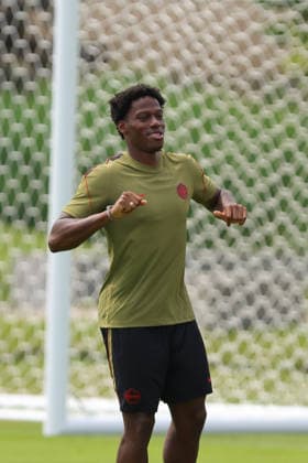 Jonathan David of Canada in action during the training session before the 2026 FIFA World Cup, WM, Weltmeisterschaft, Fussball game between Canada and Bosnia and Herzegovina at Toronto FC Training Ground on June 11, 2026 in Toronto, Ontario, Canada  Copyright: xCurtisxWongx xSPPx Sportspressphoto_SPR165048
