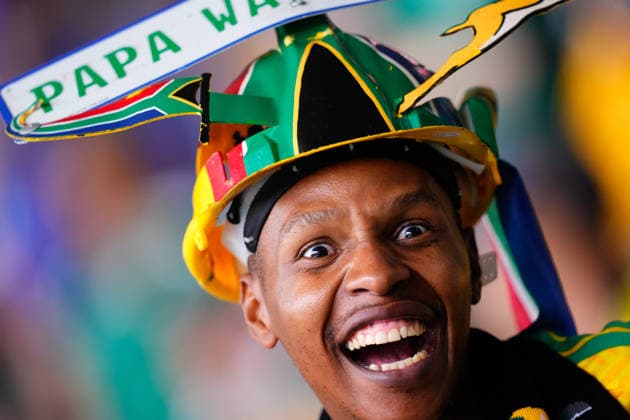 Mexico v South Africa: Group A - FIFA World Cup, WM, Weltmeisterschaft, Fussball 2026 Supporter of South Africa poses for the photo during the FIFA World Cup 2026 Group A match between Mexico and South Africa at Mexico City Stadium on June 11, 2026 in Mexico City, Mexico. Mexico City Mexico  Copyright: xJosexBretonx originalFilename:bretonhernandez-mexicovs260611_npX2K.jpg