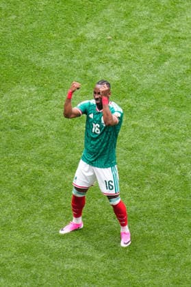 Mexico v South Africa: Group A - FIFA World Cup, WM, Weltmeisterschaft, Fussball 2026 Julian Quinones of Mexico celebrates a goal during the FIFA World Cup 2026 Group A match between Mexico and South Africa at Mexico City Stadium on June 11, 2026 in Mexico City, Mexico. Mexico City Mexico  Copyright: xJosexBretonx originalFilename:bretonhernandez-mexicovs260611_npTDM.jpg