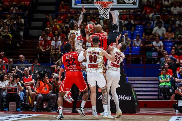 EA7 Emporio Armani Milano - Umana Reyer Venezia - Campionato italiano Basket 2025 2026 Shavon Shields EA7 Emporio Armani Milano - Umana Reyer Venezia Legabasket Serie A Unipol 2025 2026 Playoff - Finale - Gara 1 Milano, 11 06 2026 Foto Susanna Arioli Ciamillo-Castoria Milano Lombardia Italy  Copyright: xSusannaxAriolix