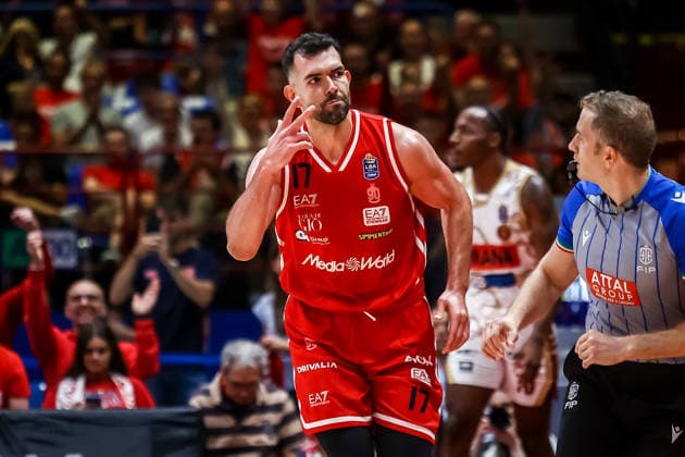 EA7 Emporio Armani Milano - Umana Reyer Venezia - Campionato italiano Basket 2025 2026 Giampaolo Ricci EA7 Emporio Armani Milano - Umana Reyer Venezia Legabasket Serie A Unipol 2025 2026 Playoff - Finale - Gara 1 Milano, 11 06 2026 Foto Susanna Arioli Ciamillo-Castoria Milano Lombardia Italy  Copyright: xSusannaxAriolix