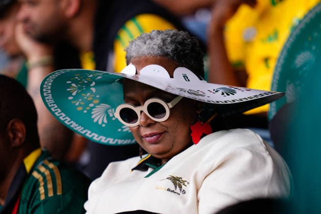 Mexico v South Africa: Group A - FIFA World Cup, WM, Weltmeisterschaft, Fussball 2026 Supporter of South Africa is seen during the FIFA World Cup 2026 Group A match between Mexico and South Africa at Mexico City Stadium on June 11, 2026 in Mexico City, Mexico. Mexico City Mexico  Copyright: xJosexBretonx originalFilename:bretonhernandez-mexicovs260611_npeAJ.jpg