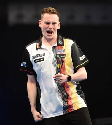 11.06.2026, xhbx, Dart World Cup of Darts 2025, v.l. Ricardo Pietreczko (Deutschland) (DFL DFB REGULATIONS PROHIBIT ANY USE OF PHOTOGRAPHS as IMAGE SEQUENCES and or QUASI-VIDEO Frankfurt
