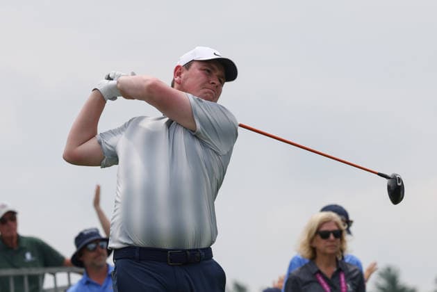 June 11, 2026: Robert MacIntyre of Scotland tees off during the RBC Canadian Open held at TPC Toronto at Osprey Valley in Caledon Ontario, Canada. CSM Caledon Canada - ZUMAc04_ 20260611_zma_c04_019 Copyright: xDanielxLeax