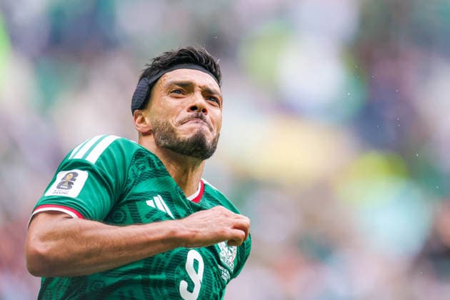 FIFA World Cup, WM, Weltmeisterschaft, Fussball 2026 FIFA WORLD CUP 2026 MEXICO VS SOUTH AFRICA 11062026 MEXICO CITY, MEXICO. Action photo of Raul Jimenez (9) of Mexico celebrating a goal against South Africa, during the opening game of the FIFA World Cup 2026, held at the Estadio Ciudad de MÃ xico of Mexico City. Foto de accion de Raul Jimenez (9) de Mexico celebrando un gol en contra de Sudafrica, durante el juego inaugural de la Copa del Mundo 2026 de la FIFA, celebrado en el Estadio Ciudad de MÃ xico de la Ciudad de MÃ xico. PHOTO BY IMAGENSHOP AGENCIA FOTOGRAFICA MEXICO CITY MEXICO CITY MEXICO