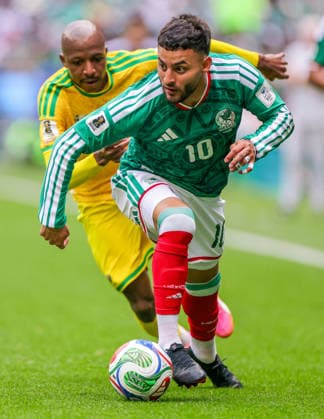 FIFA World Cup, WM, Weltmeisterschaft, Fussball 2026 FIFA WORLD CUP 2026 MEXICO VS SOUTH AFRICA 11062026 MEXICO CITY, MEXICO. Action photo of Alexis Vega (10) of Mexico and a defender of South Africa, during the opening game of the FIFA World Cup 2026, held at the Estadio Ciudad de MÃ xico of Mexico City. Foto de accion de Alexis Vega de Mexico (10) y un defensor de Sudafrica, durante el juego inaugural de la Copa del Mundo 2026 de la FIFA, celebrado en el Estadio Ciudad de MÃ xico de la Ciudad de MÃ xico. PHOTO BY IMAGENSHOP AGENCIA FOTOGRAFICA MEXICO CITY MEXICO CITY MEXICO