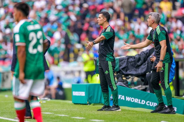 FIFA World Cup, WM, Weltmeisterschaft, Fussball 2026 FIFA WORLD CUP 2026 MEXICO VS SOUTH AFRICA 11062026 MEXICO CITY, MEXICO. Action photo of Rafael Marquez assistant coach of Mexico, during the opening game of the FIFA World Cup 2026, held at the Estadio Ciudad de MÃ xico of Mexico City. Foto de accion de Rafael Marquez, entrenador asistente de Mexico, durante el juego inaugural de la Copa del Mundo 2026 de la FIFA, celebrado en el Estadio Ciudad de MÃ xico de la Ciudad de MÃ xico. PHOTO BY IMAGENSHOP AGENCIA FOTOGRAFICA MEXICO CITY MEXICO CITY MEXICO