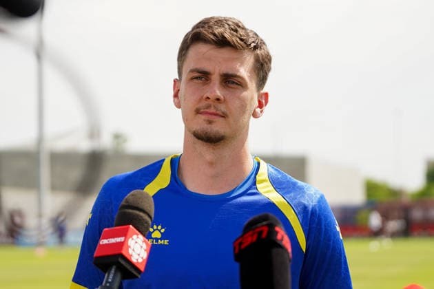 June 11, 2026, Toronto, Ciudad de Mexico, Canada: Benjamin TAHIROVIC 06 national football team attending media during the training day ahead the 2026 FIFA World Cup, WM, Weltmeisterschaft, Fussball Group B match against Canada at Centennial Park. on June 11, 2026 in Toronto, Canada. Bosnia And Herzegovina Training Day - 2026 FIFA World Cup  - ZUMAe321 20260611_zsa_e321_028 Copyright: xLeonardoxRamirezx
