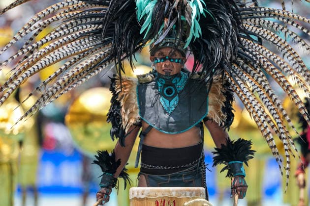 Dancer perform during the Opening Ceremony ahead of the FIFA Men’s World Cup 2026 Group Stage football match between Mexico and South Africa at Mexico City Stadium, in Mexico City on June 11th 2026 (Photo by Alexandra Fechete SPP)  Copyright: xAlexandraxFechete SPPx Sportspressphoto_SPR165087