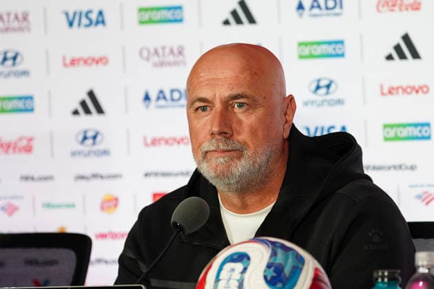 Bosnia and Herzegovina MD-1 press conference, PK, Pressekonferenz - 2026 FIFA World Cup, WM, Weltmeisterschaft, Fussball Sergej BARBAREZ Head Coach of Bosnia and Herzegovina during the 2026 FIFA World Cup press conference one day before the match between Canada and Bosnia and Herzegovina at Toronto Stadium. on June 11, 2026 in Toronto, Canada. (Photo by Leonardo Ramirez Eyepix Group) Copyright: xLeonardoxRamirezx xEyepixxGroupx LR11062026-01693