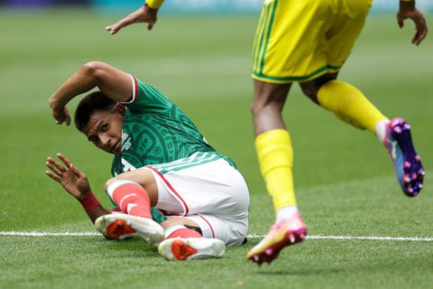 MEXICO, MEXICO Mexico City - JUNE 11, 2026: Mexico s Jeses Gallardo in the 2026 FIFA World Cup, WM, Weltmeisterschaft, Fussball Group A football match between Mexico and South Africa at Mexico City Stadium FIFA World Cup 2026 Group Stage: Mexico Vs South Africa  - ZUMAt113 20260611_zaa_t113_435 Copyright: xMikhailxSinitsynx