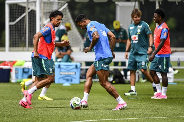 Brazilian Team training at their New Jersey base the Columbia Park Training Facility in Morristown, NJ, United States. (Photo by Rebekah Wynkoop SPP)  Copyright: xRebekahxWynkoop SPPx Sportspressphoto_SPR165195