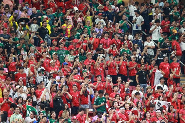 FIFA World Cup, WM, Weltmeisterschaft, Fussball 2026 - Group A - South Korea vs Czechia South Korea fans cheer on their team during the FIFA World Cup 2026 Group A match between South Korea and Czechia in Guadalajara, Mexico, 11 June 2026. GUADALAJARA Mexico  Copyright: xALEXxCRUZx
