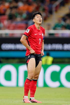 FIFA World Cup, WM, Weltmeisterschaft, Fussball 2026 - Group A - South Korea vs Czechia Heung-Min Son of South Korea reacts during the FIFA World Cup 2026 Group A match between South Korea and Czechia in Guadalajara, Mexico, 11 June 2026. GUADALAJARA Mexico  Copyright: xALEXxCRUZx