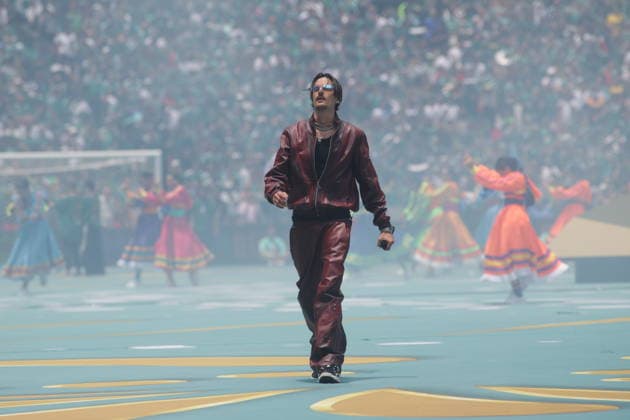 2026 FIFA World Cup, WM, Weltmeisterschaft, Fussball Opening Ceremony Danny Ocean performs during the 2026 FIFA World Cup opening ceremony at Estadio Azteca. on June 11, 2026 in Mexico City, Mexico. (Photo by Ismael Rosas Eyepix Group) Copyright: xIsmaelxRosas xEyepixxGroupx IR_11062026_186858