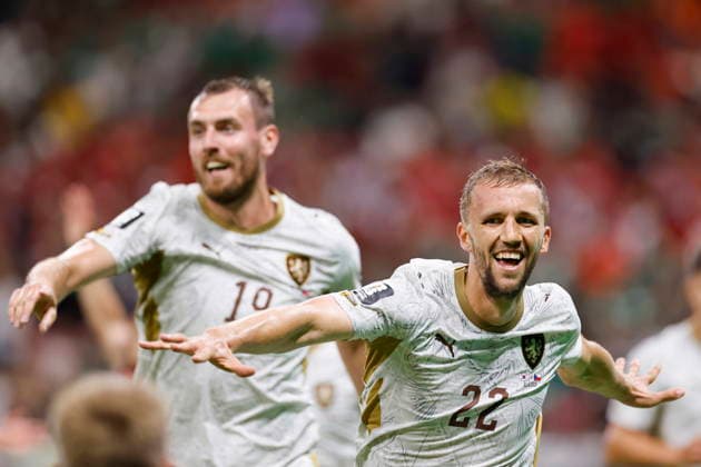 FIFA World Cup, WM, Weltmeisterschaft, Fussball 2026 - Group A - South Korea vs Czechia Tomas Soucek of Czechia celebrates a goal during the FIFA World Cup 2026 Group A match between South Korea and Czechia in Guadalajara, Mexico, 11 June 2026. GUADALAJARA Mexico  Copyright: xFRANCISCOxGUASCOx