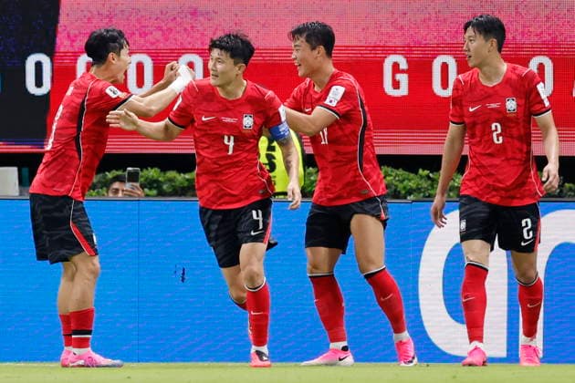 FIFA World Cup, WM, Weltmeisterschaft, Fussball 2026 - Group A - South Korea vs Czechia South Korean players celebrate a goal during the FIFA World Cup 2026 Group A match between South Korea and Czechia in Guadalajara, Mexico, 11 June 2026. GUADALAJARA Mexico  Copyright: xFRANCISCOxGUASCOx