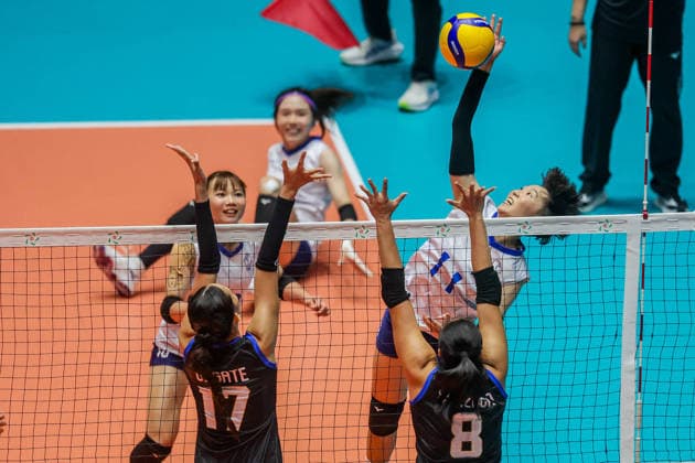 260611 -- ILOCOS SUR PROVINCE, June 11, 2026 -- Tsai Yu-Chun Back R of Chinese Taipei competes during the pool A match between Chinese Taipei and the Philippines at the 2026 AVC Women s Cup in Ilocos Sur Province, the Philippines, on June 11, 2026. SPPHILIPPINES-ILOCOS SUR PROVINCE-VOLLEYBALL-AVC WOMEN S CUP RouellexUmali  (SP)PHILIPPINES-ILOCOS SUR PROVINCE-VOLLEYBALL-AVC WOMEN S CUP IMAGO RouellexUmali  imago images 0858903691
