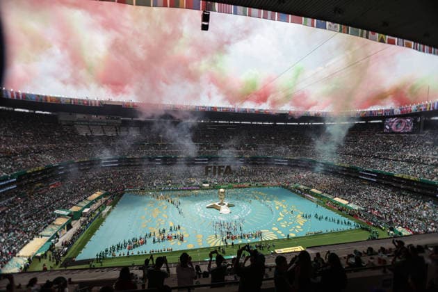 260612 -- MEXICO CITY, June 12, 2026 -- Photo taken on June 11, 2026 shows the opening ceremony of the 2026 FIFA World Cup, WM, Weltmeisterschaft, Fussball at Mexico City Stadium in Mexico City, Mexico. Photo by Xinhua SPMEXICO-MEXICO CITY-FOOTBALL-FIFA WORLD CUP-OPENING CEREMONY FranciscoxCanedo  (SP)MEXICO-MEXICO CITY-FOOTBALL-FIFA WORLD CUP-OPENING CEREMONY IMAGO FranciscoxCanedo  imago images 0858937668
