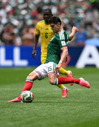 260612 -- MEXICO CITY, June 12, 2026 -- Israel Reyes front of Mexico shoots during the group A match between Mexico and South Africa at the 2026 FIFA World Cup, WM, Weltmeisterschaft, Fussball at Mexico City Stadium in Mexico City, Mexico, June 11, 2026. SPMEXICO-MEXICO CITY-FOOTBALL-FIFA WORLD CUP-GROUP A-MEX VS RSA WuxWei  (SP)MEXICO-MEXICO CITY-FOOTBALL-FIFA WORLD CUP-GROUP A-MEX VS RSA IMAGO WuxWei  imago images 0858942194