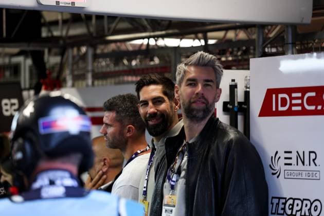 24 Heures du Mans automobile Alexandre Dimou ALEXPRESS MAXPPP - Nikola et Luka Karabatic pendant qualcification Hyperpole lors des 24H du Mans 2026 Alexandre Dimou Agence Alexpress 24 Hours of Le Mans automobile Le Mans France  Copyright: xALEXPRESS MAXPPPxAlexandrexDimoux DIM202606113560 DIM202606113560