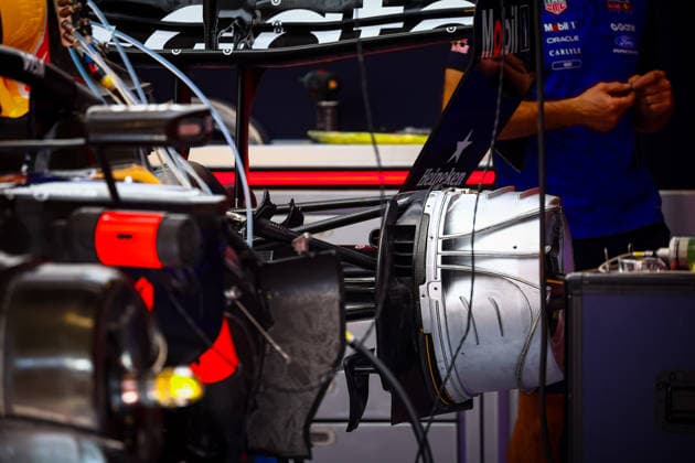 IPA85600190 - Red Bull Brakes Technical Details, during the Barcelona-Catalunya Grand Prix, Barcelona, June 11–14, 2026, Montmeló, 2026 Formula 1 World Championship, WM, Weltmeisterschaft  Copyright: xFedericoxBasile IPAxSportx xx 85600190
