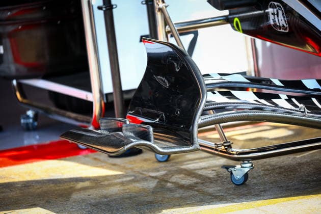 IPA85600401 - Technical details of the Cadillac front wing, during the Barcelona-Catalunya Grand Prix, Barcelona, June 11–14, 2026, Montmeló, 2026 Formula 1 World Championship, WM, Weltmeisterschaft  Copyright: xFedericoxBasile IPAxSportx xx 85600401