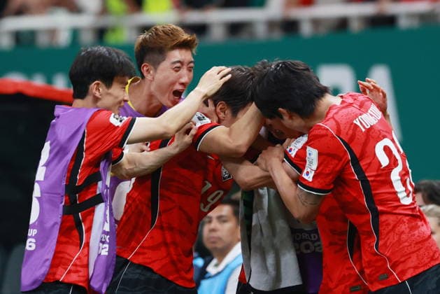 FIFA World Cup, WM, Weltmeisterschaft, Fussball 2026 - Group A - South Korea vs Czechia epaselect South Korean players celebrate during the FIFA World Cup 2026 Group A match between South Korea and Czechia in Guadalajara, Mexico, 11 June 2026. GUADALAJARA Mexico  Copyright: xALEXxCRUZx