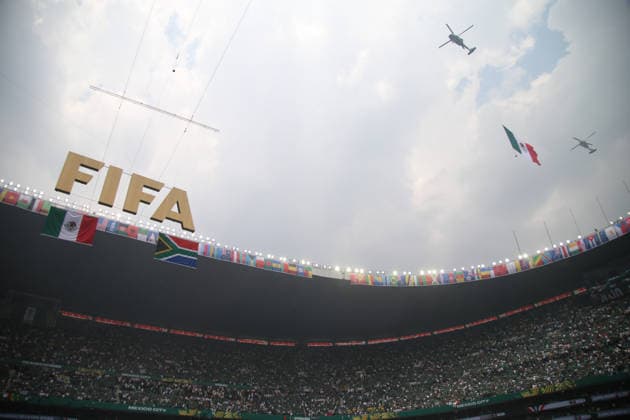 Fußball, FIFA WM 2026, Eröffnungsfeier in Mexiko Stadt #5 2026 FIFA World Cup, WM, Weltmeisterschaft, Fussball Opening Ceremony Performance during the 2026 FIFA World Cup opening ceremony at Estadio Azteca. on June 11, 2026 in Mexico City, Mexico. Mexico City CDMX Mexico Copyright: xIsmaelxRosasx