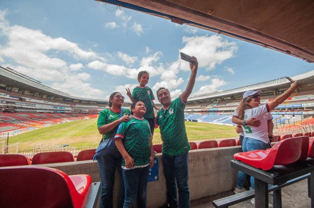 Mexicans Celebrating Victory Over South Africa at FIFA Fan Fest Mexicans celebrating the victory of Mexico over South Africa at the Correguidora stadium at the 2026 FIFA Fan Fest during the FIFA World Cup, WM, Weltmeisterschaft, Fussball opening match 1st round of group A between Mexico and South Africa. On June 11, 2026 in Queretaro, Mexico. Queretaro Mexico Copyright: xJosexCarrerax