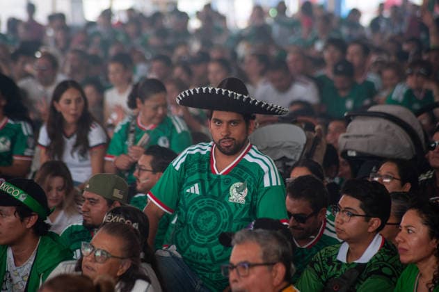 Mexicans Celebrating Victory Over South Africa at FIFA Fan Fest Mexicans celebrating the victory of Mexico over South Africa at the Correguidora stadium at the 2026 FIFA Fan Fest during the FIFA World Cup, WM, Weltmeisterschaft, Fussball opening match 1st round of group A between Mexico and South Africa. On June 11, 2026 in Queretaro, Mexico. Queretaro Mexico Copyright: xJosexCarrerax