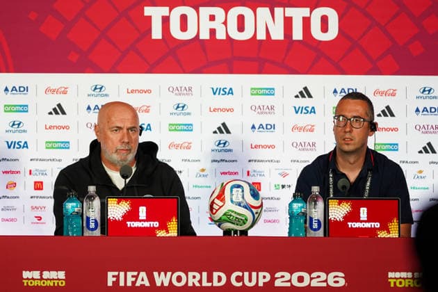 Bosnia and Herzegovina MD-1 press conference, PK, Pressekonferenz - 2026 FIFA World Cup, WM, Weltmeisterschaft, Fussball Sergej BARBAREZ Head Coach of Bosnia and Herzegovina during the 2026 FIFA World Cup press conference one day before the match between Canada and Bosnia and Herzegovina at Toronto Stadium. on June 11, 2026 in Toronto, Canada. Toronto Ontario Canada Copyright: xLeonardoxRamirezx