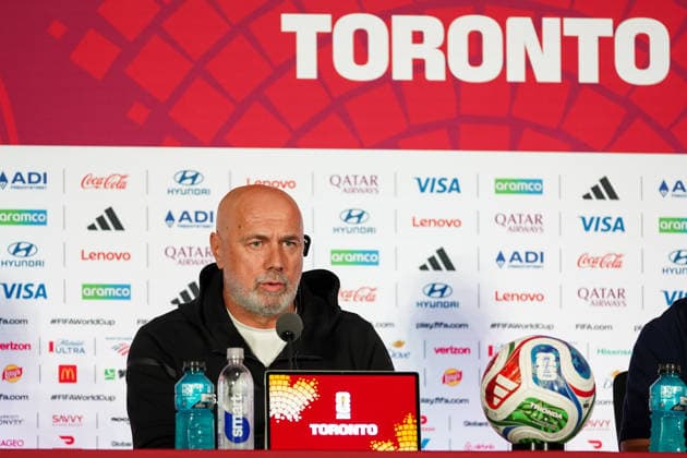 Bosnia and Herzegovina MD-1 press conference, PK, Pressekonferenz - 2026 FIFA World Cup, WM, Weltmeisterschaft, Fussball Sergej BARBAREZ Head Coach of Bosnia and Herzegovina during the 2026 FIFA World Cup press conference one day before the match between Canada and Bosnia and Herzegovina at Toronto Stadium. on June 11, 2026 in Toronto, Canada. Toronto Ontario Canada Copyright: xLeonardoxRamirezx